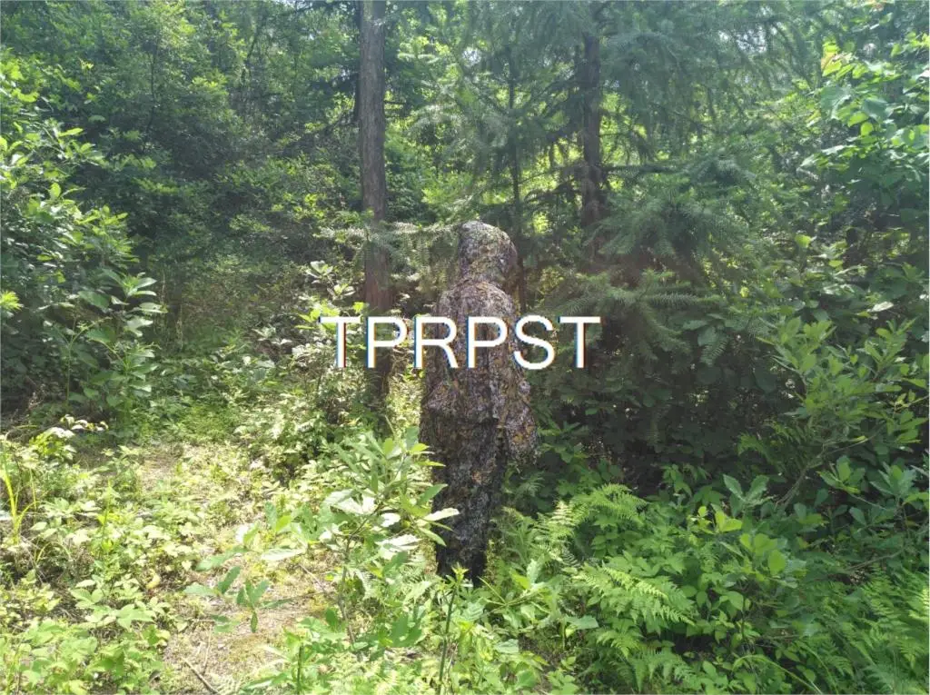 Camo 3D Leaf cloak Yowie Ghillie Breathable Open Poncho Type Camouflage Birdwatching Sniper Suit |