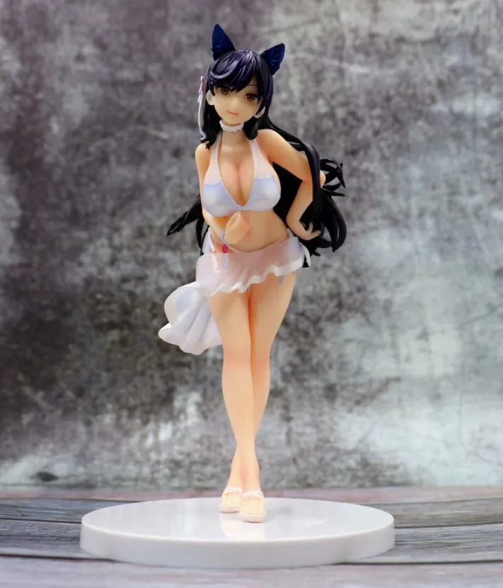 Игра Azur Lane IJN Atago кошачьими ушками на капюшоне милые сексуальные девушки Рисунок