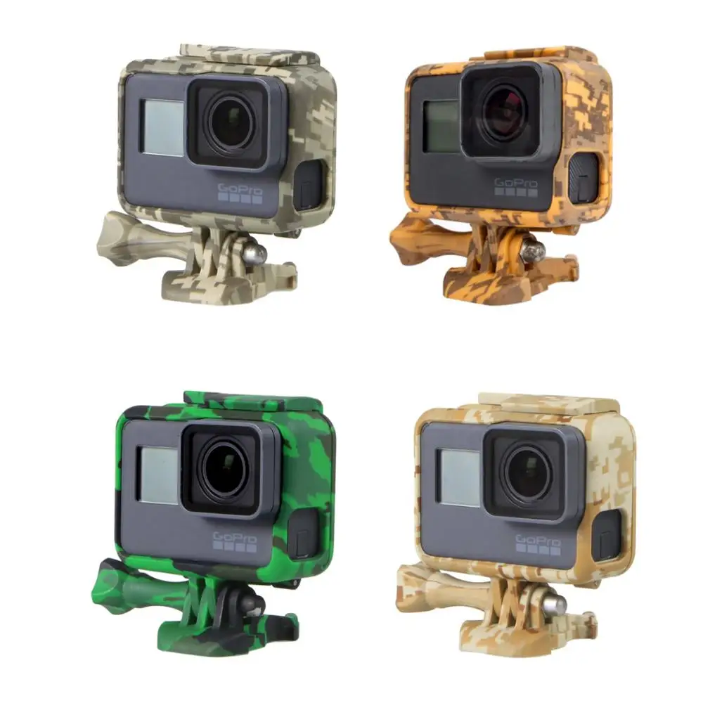 

Защитный чехол с камуфляжной рамкой для GoPro Hero 7 6 5 Black Sports Cam для Go Pro 7 6 5 Аксессуары для экшн-камеры