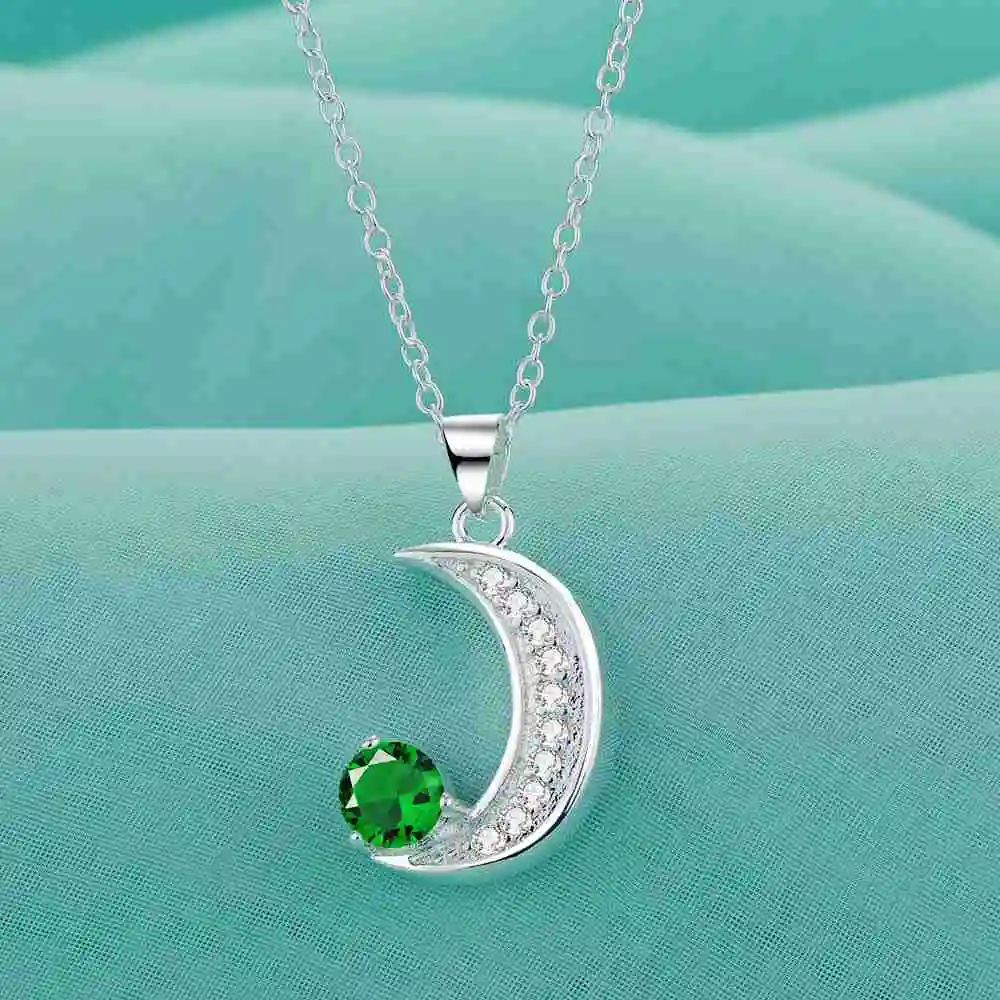 Оптовая продажа посеребренное ожерелье с подвеской бесплатная доставка модное