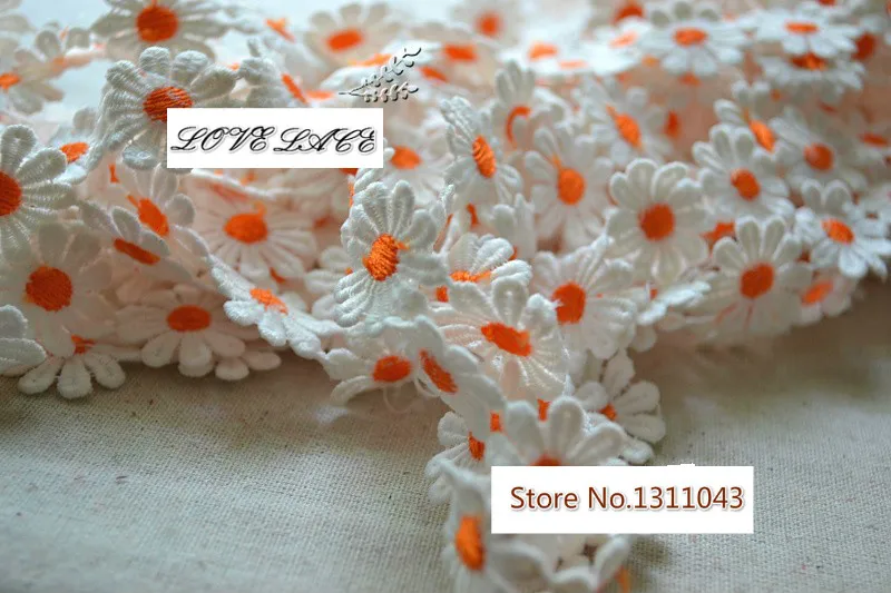 5 ярдов/лот DIY ручной работы кружевная отделка одежды аксессуары маленькие цветы