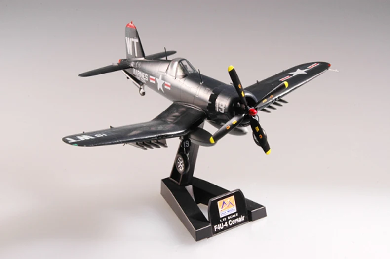 EASYMODEL Масштаб Модель 37238 1/72 масштаб самолета F4U-4 VMF-232 США m.c собранная модель