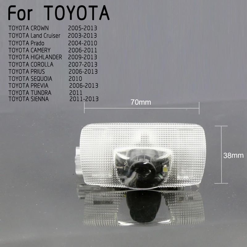 Замена дверного фонаря подходит для Toyota Highlander Camry венчик Reize Корона Прадо Prius