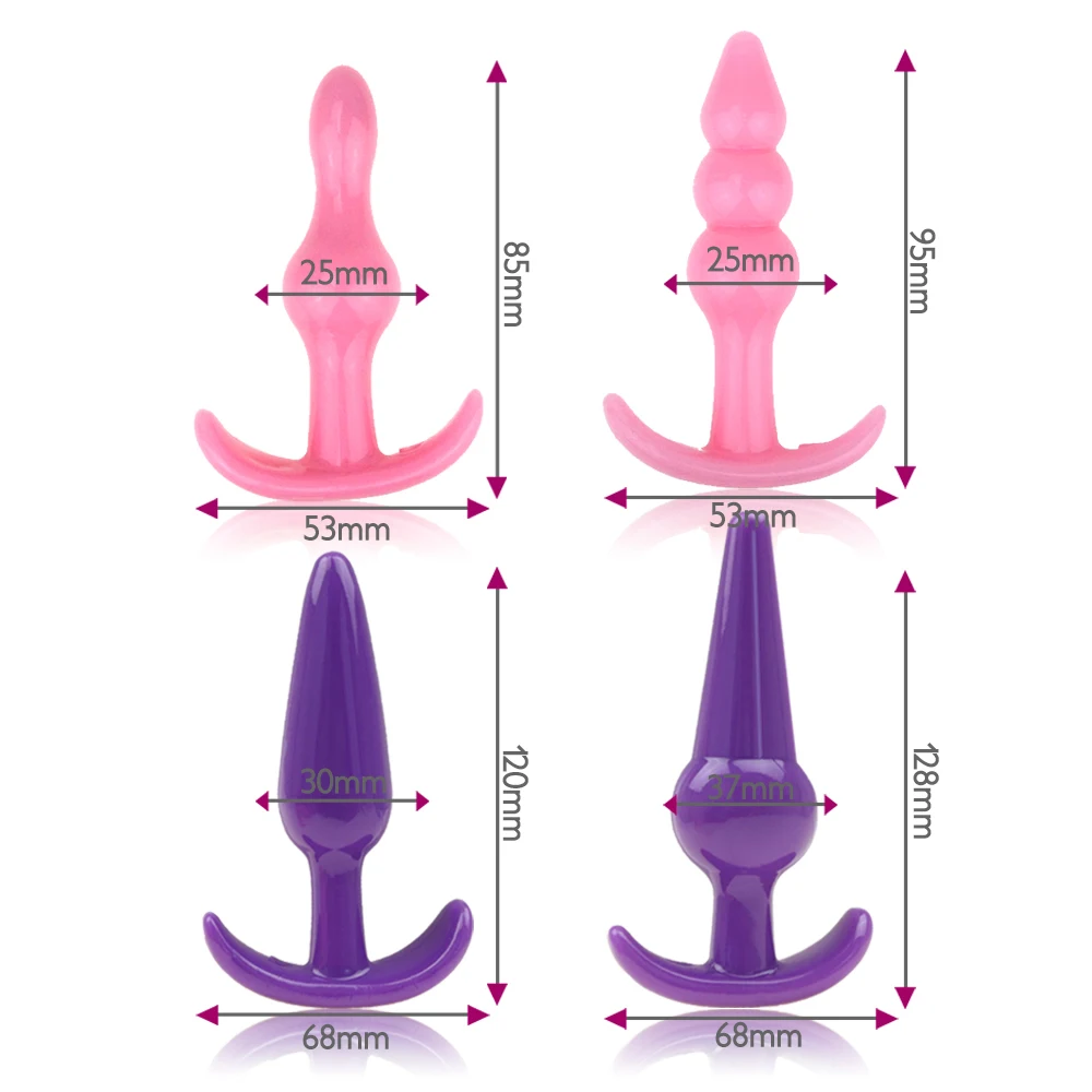Силиконовые анальные игрушки Mayamang 4 шт./компл. Анальная пробка Анальный