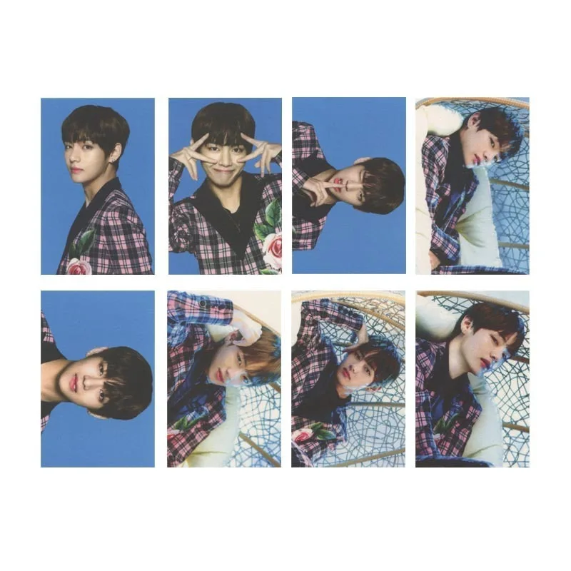KPOP Bangtan Boys WINGS TOUR Сеульский концертный альбом Фотокарта K-POP самодельные бумажные карты автограф Фотокарта XK432