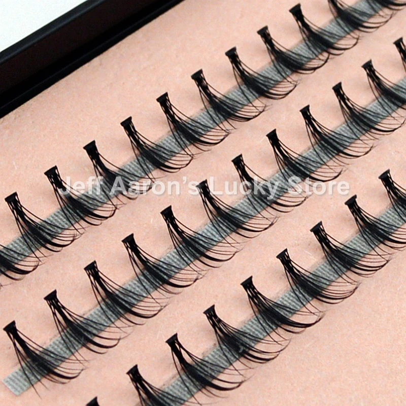 4 Trays Black False Eyelashes Individual Fake Mink Eye Lashes Extension Beaury Makeup Tools 14mm 12mm 10mm 8mm