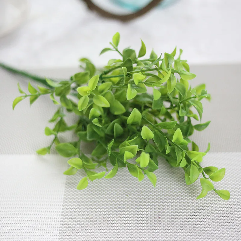 Искусственная трава листья растение для украшения дома Искусственные