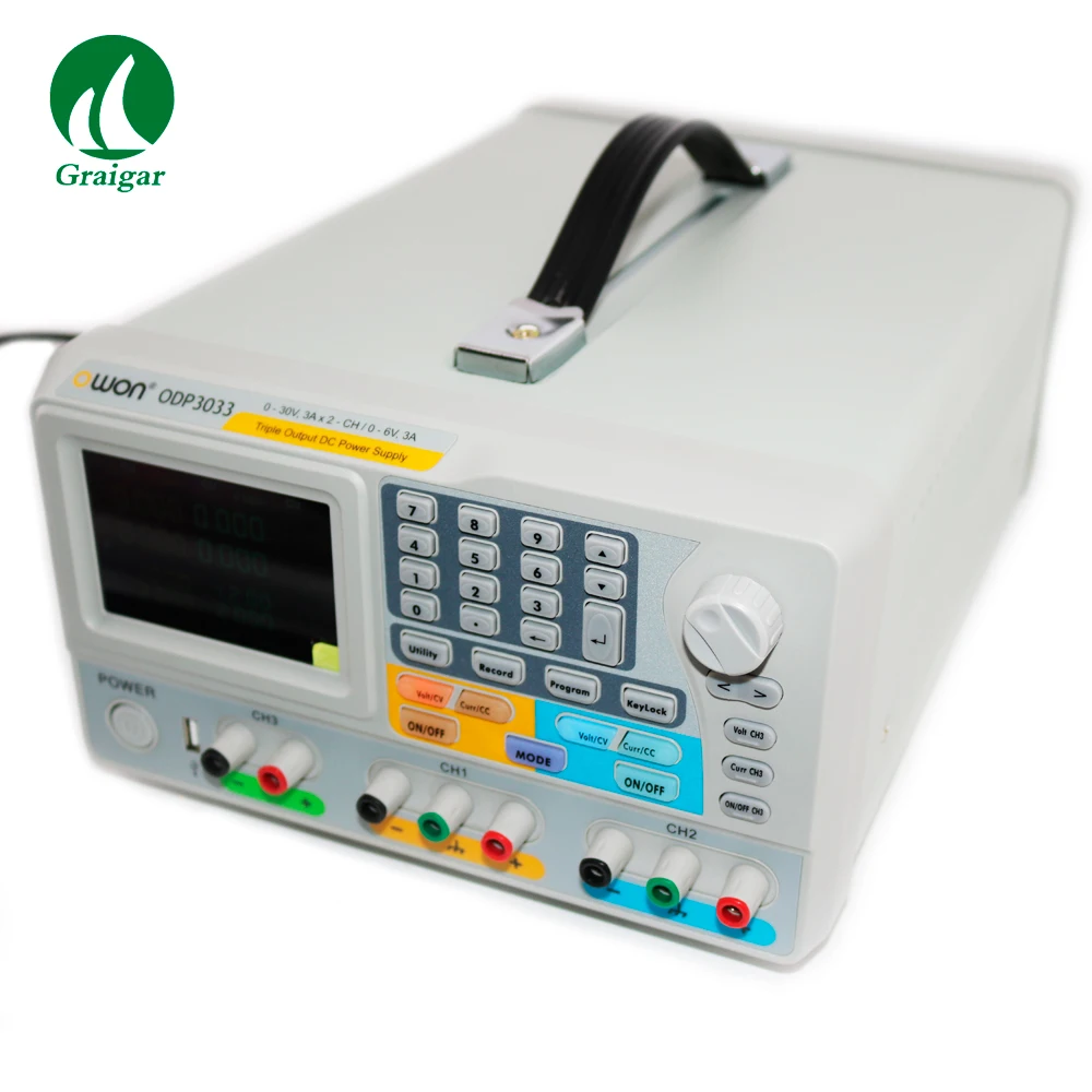 OWON ODP3033 программируемый источник питания постоянного тока 3-канальный выходной