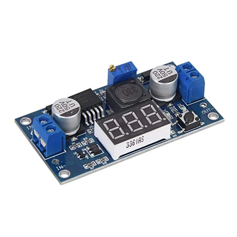 LM2577 DC регулируемый Повышающий Модуль питания 3 значный дисплей|Инверторы и