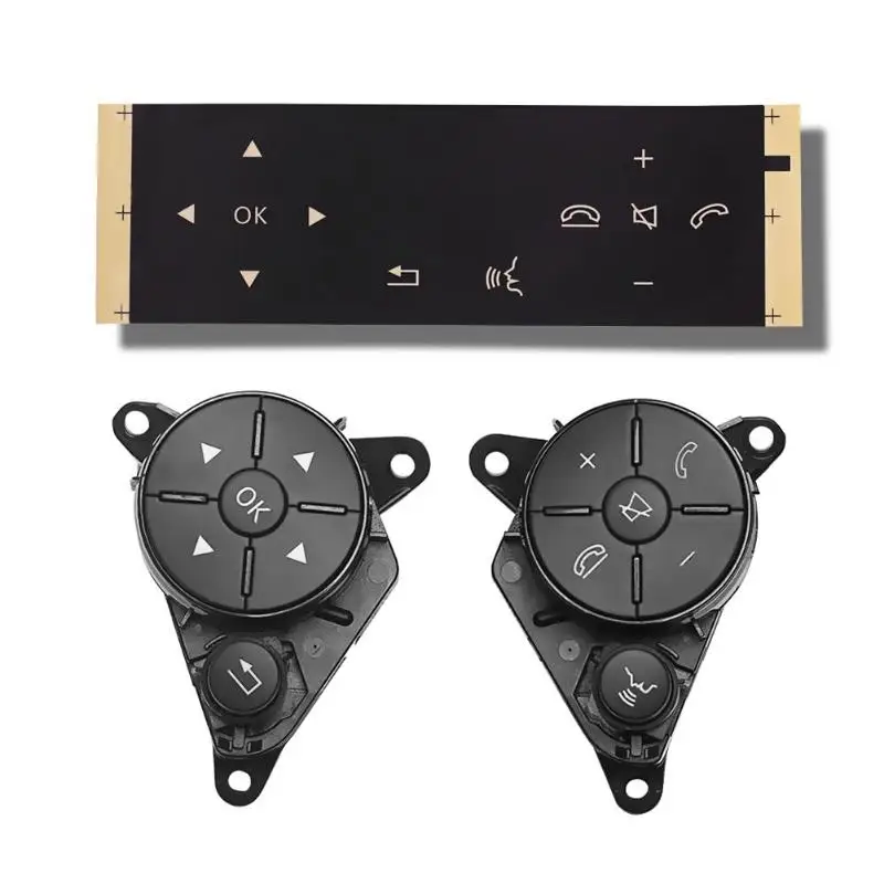 VODOOL матовая черная Автомобильная кнопка управления рулевым колесом ремонтная