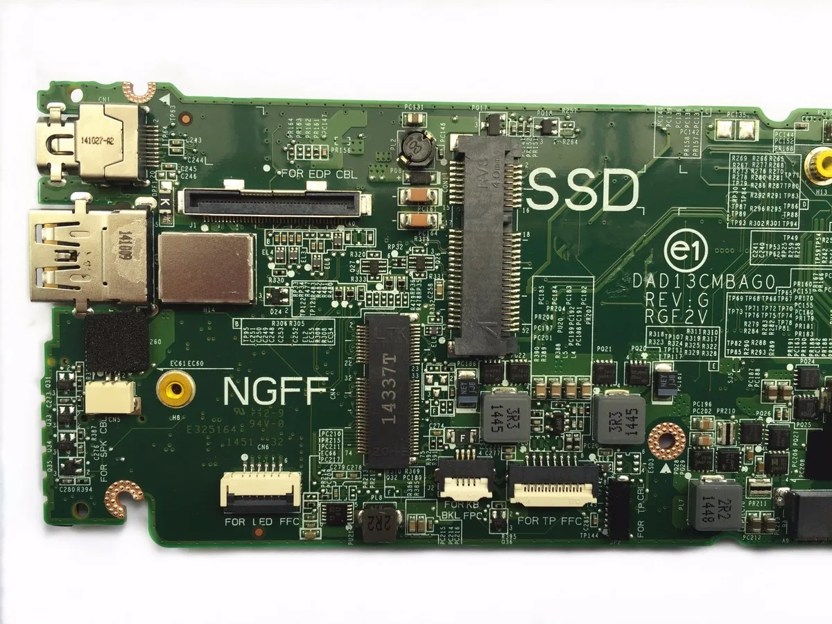 Высококачественная материнская плата MB 0DJJV1 для ноутбука Dell XPS 13 9333 DAD13CMBAG0 SR16Z