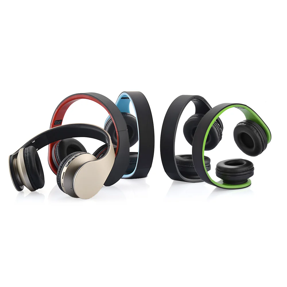 Беспроводной Bluetooth стерео наушники 32G TF карты складные с поддержкой EDR Mic MP3