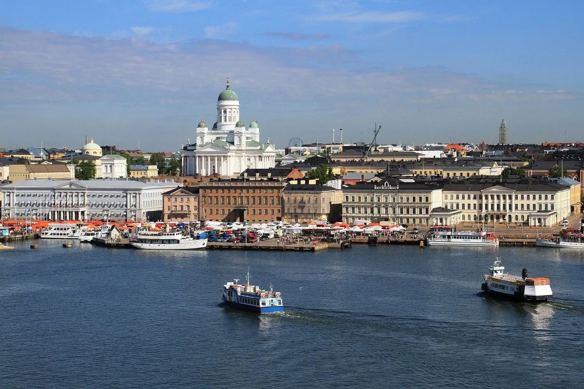 

canvas fabric poster custom print (frame available) Helsinki Finland landscapes 140PFJ for wall decor room decor home decoration