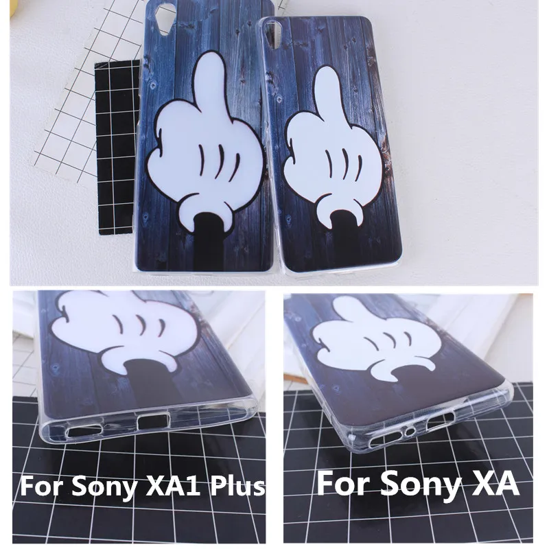 Мягкий из термопластика чехол для Sony Xperia XA1 Plus телефонные чехлы XA F3111 плюс задняя