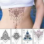 Переводная татуировка на грудь, водостойкая временная татуировка для женщин