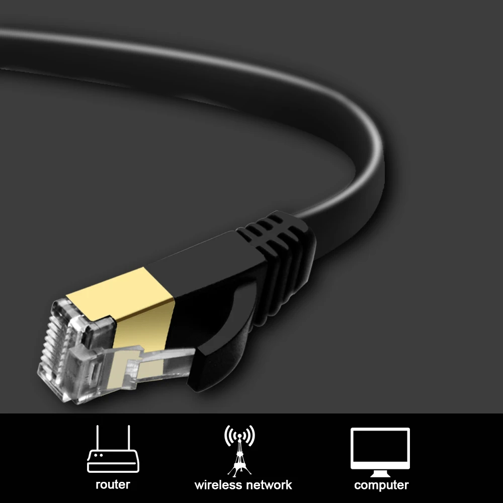 Gigabit Light speed Ethernet Cable RJ45 Cat7 Lan UTP RJ 45 Network for Cat6 Compatible Patch Cord |