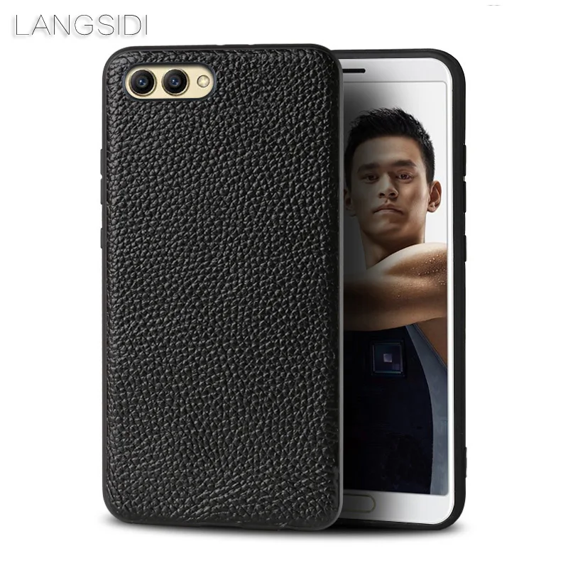 Чехол для телефона бренда LANGSIDI с полной оберткой под кожу литчи для Huawei P10, полностью ручная обработка заказа.