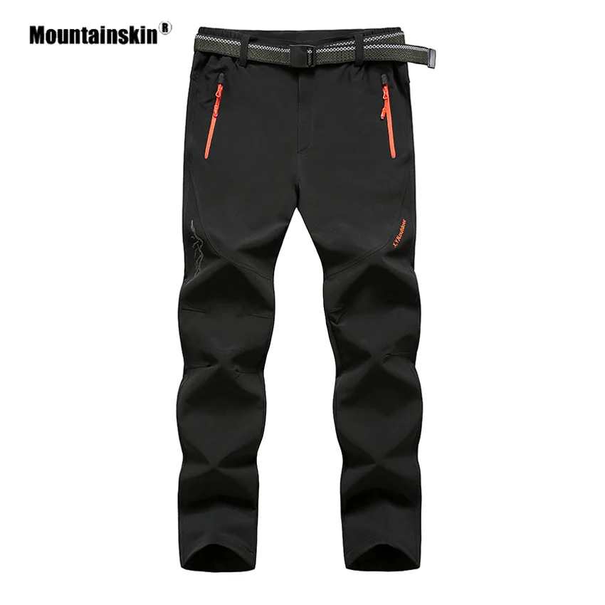 Mountainskin мужские зимние походные брюки 8XL уличные ветрозащитные термальные