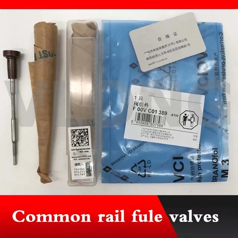 Комплект клапанов форсунки дизельного топлива F00VC0 1354 регулирующий клапан common rail