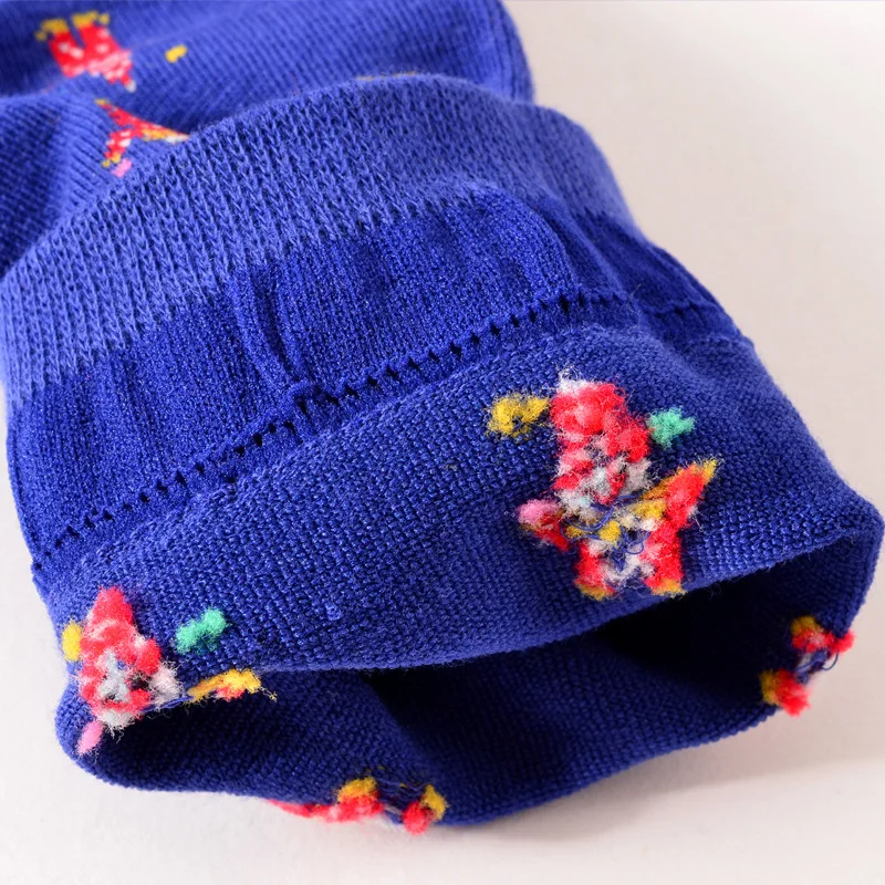 Прямая поставка Новинка модные носки средней длины для женщин и девочек