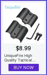 UniqueFire 1505 850NM ИК светодиодный фонарик 3 режима 38 мм выпуклая линза зум фокус инфракрасная Ночная лампа видения фонарь для охоты