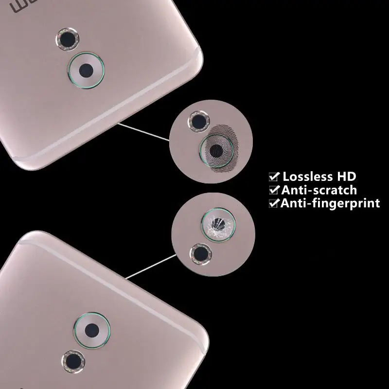 Back Camera Lens Tempered Glass Film For Meizu Pro 6 Plus film Edge Rear camera lens Protector |