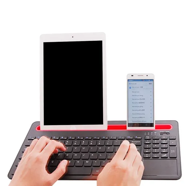 Review 2016 Fashion Touch Panel Bluetooth keyboard for 10.1 inch Chuwi Hi10 win10  tablet pc for Chuwi Hi10 keyboard