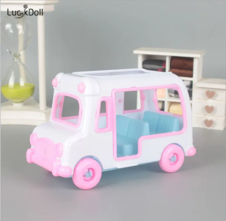 Модный новый мини автомобиль LUCKDOLL подходит для игрушечных кукол 11 8 дюйма