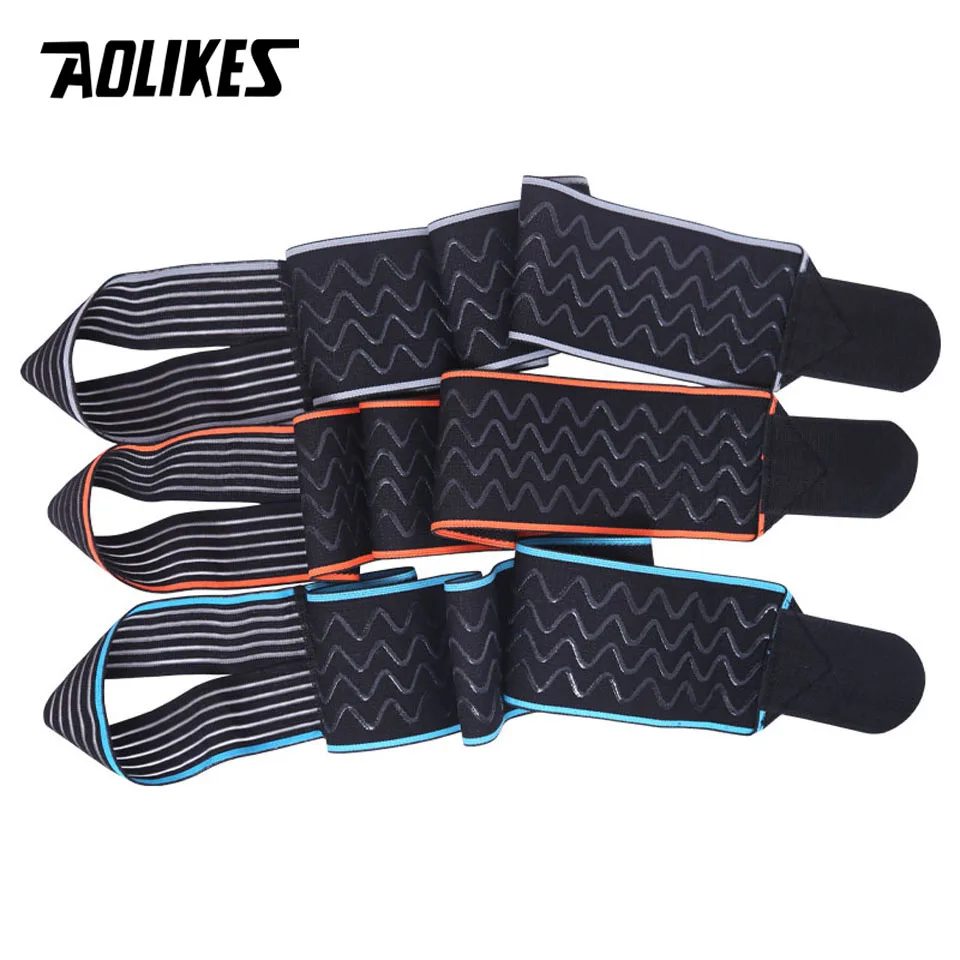 AOLIKES 1 шт. поддержка лодыжки Спорт анти-скольжение лодыжки Brace протектор регулируемое эластичное Защитное приспособление