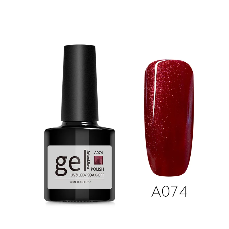 A074 AriesLibra Гель-лак для ногтей лак Vernis клей УФ лампа 10 мл замачиваемый лак светодиодный Гель-лак для ногтей - Цвет: A074