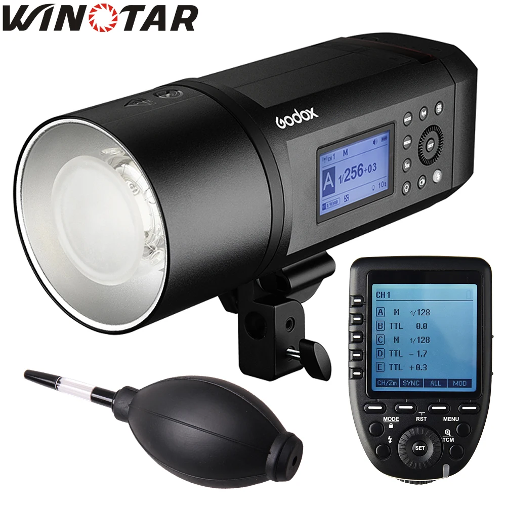 

Портативная наружная вспышка Godox AD600 Pro, 1/8000s, TTL, HSS, 38 Вт, светодиодный встроенный литиевый аккумулятор X с трансмиттером Xpro, в наличии