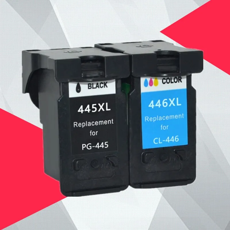 Совместимый женский PG445 PG 445XL XL замена картриджа с чернилами для Canon 445 CL 446 PIXMA MX494