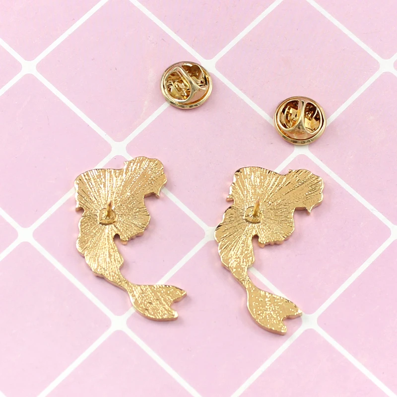 Chaste Goldfish Brooch New Arrival For Summer Very Cute And Active Animal Shape Gift Childern Girlfriend Romantic Style | Украшения и