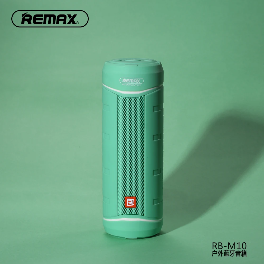 Спортивная Беспроводная колонка REMAX с Bluetooth 4000 мАч чип DSP TF звонок стереочайник