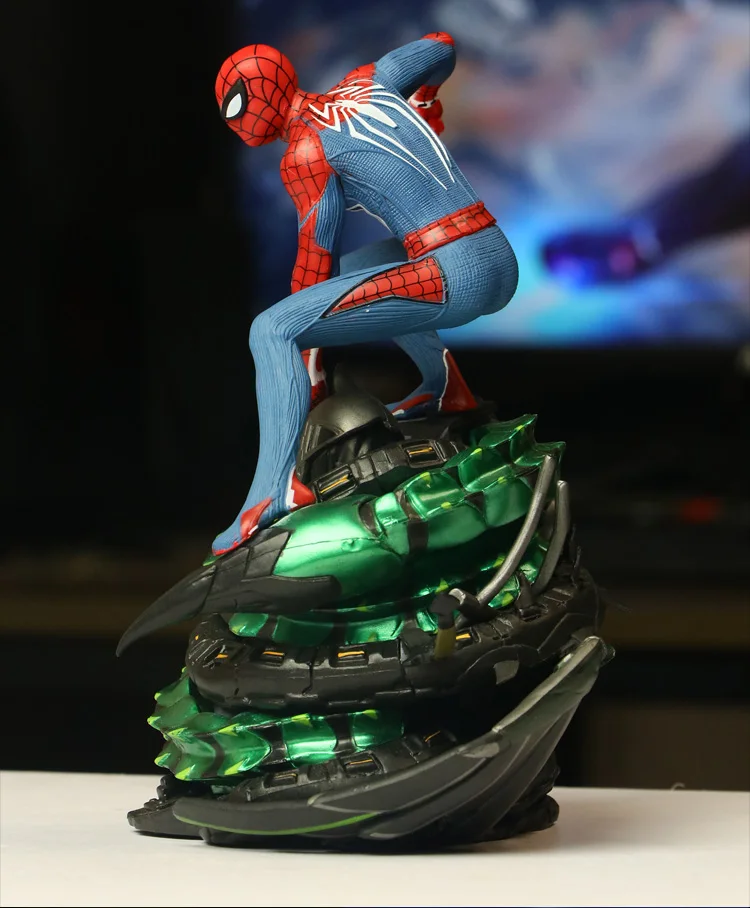 Человек паук PS4 статуя человека паука Фигурка Человека Модель Коллекционная