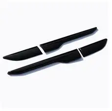 Gloss black Для Land Rover Range Rover Evoque черная сторона вентиляционное отверстие крышка отделка 2012- набор из 2шт - Название цвета: Gloss black
