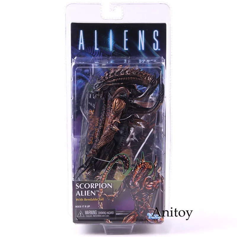 scorpion alien Инопланетянин NECA против Хищника Apone Скорпион инопланетянин змея инопланетянин фигурка ПВХ Коллекционная модель игрушки - Цвет: scorpion alien