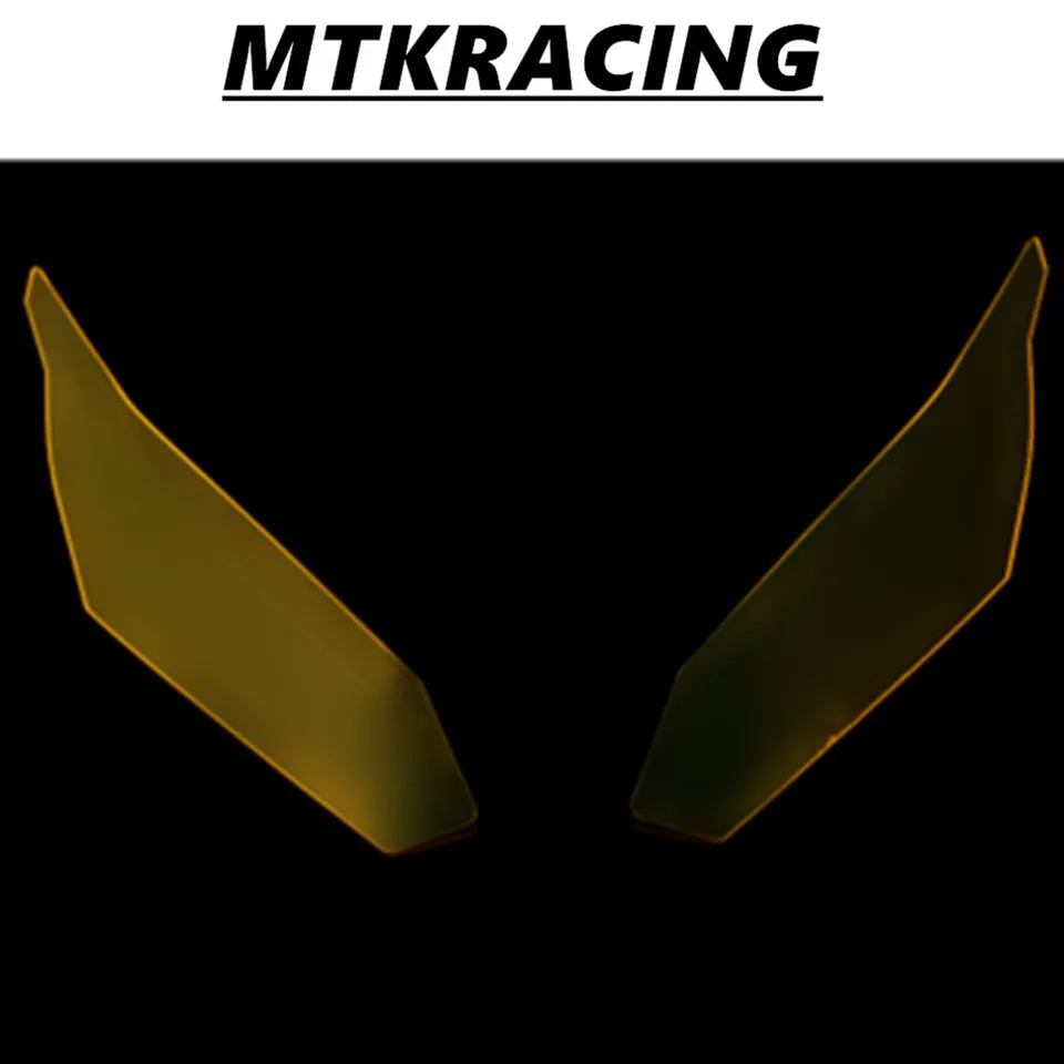 Fluorescent yellow MTKRACING для HONDA X-ADV XADV 300 750 1000- мотоцикл акриловая Защитная крышка для фар Экран объектив - Цвет: Fluorescent yellow