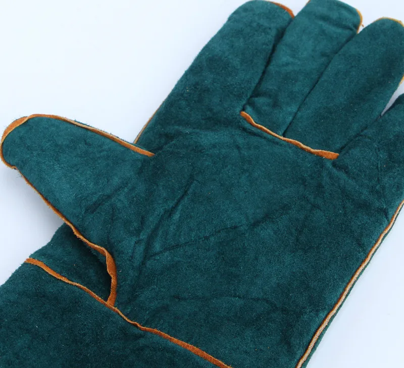 Бесплатная доставка Лидер продаж защитные перчатки из натуральной воловьей