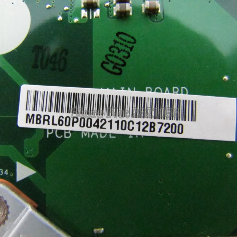 NOKOTION MBRL60P004 MBRL60P004 для acer aspire 7250 материнская плата для ноутбука AAB70 08N1-0NW3J00 процессор на плате DDR3 протестирован