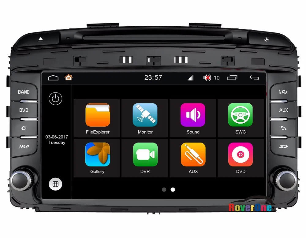 Для Kia Sorento 2015 2016 Android 7 1 Сенсорный экран Аудио автомобильными стерео и