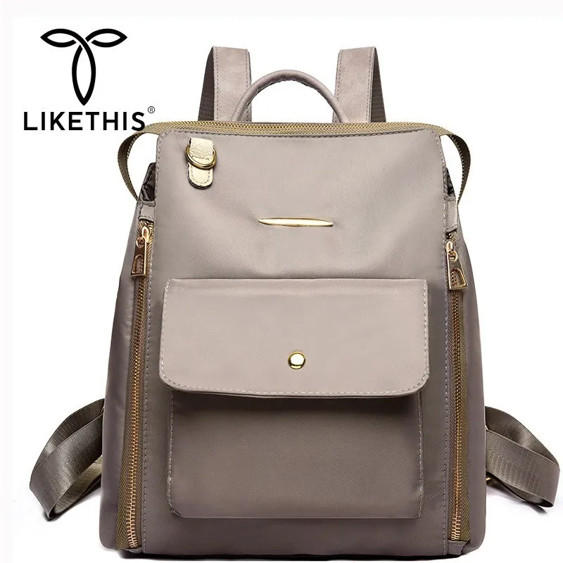 Женский рюкзак на плечо LIKETHIS стильный повседневный 2019|Женские рюкзаки| |