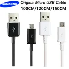 Оригинальный кабель Samsung Micro USB для быстрой зарядки, 11121 м, 2 А, линия передачи данных для Galaxy S6, S7 Edge, Note 4, 5, J4, J6, J5, A3, A7, A5(2016)
