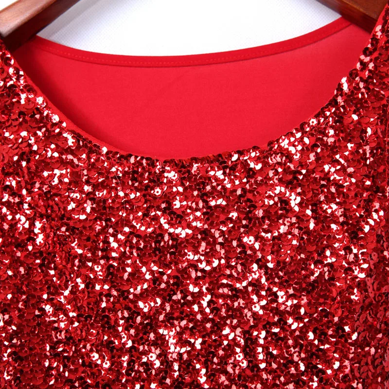 Вечерние топы без рукавов с блестками BLINGSTORY топ для ночного клуба выступления на