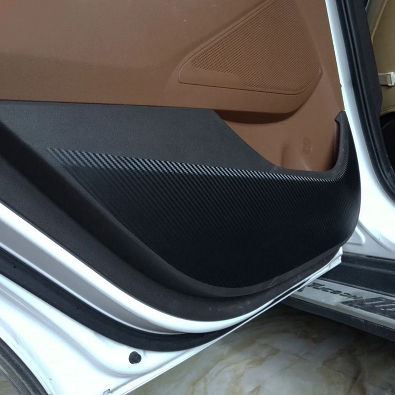 

Hot New 4 Pcs Waterproof Auto Car Side Door Inner Decal Anti Kick Protective Sticker For Hyundai Tucson 2015 2016