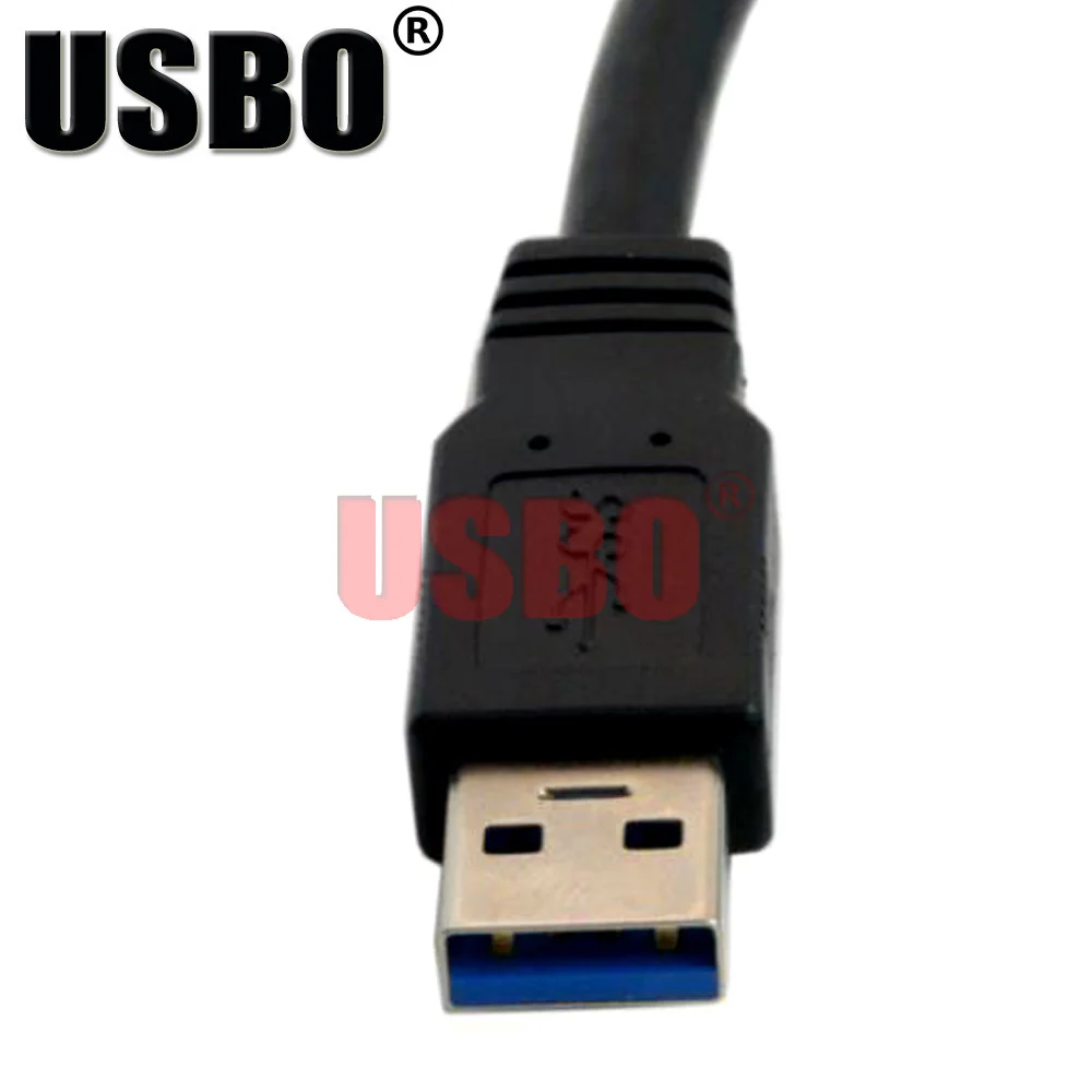 Высококачественный черный кабель для передачи данных 0 5 м 8 USB3.0 штекер-гнездо