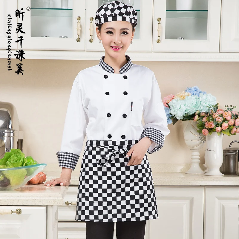 Одежда для шеф поваров форма хлебобулочных изделий в западном стиле отелей Осень