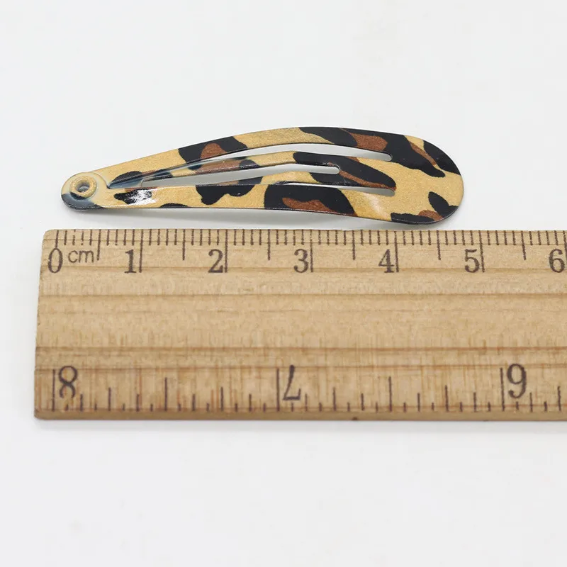 5 шт./компл. Ретро леопардовые женские заколки для волос девочек Нескользящие
