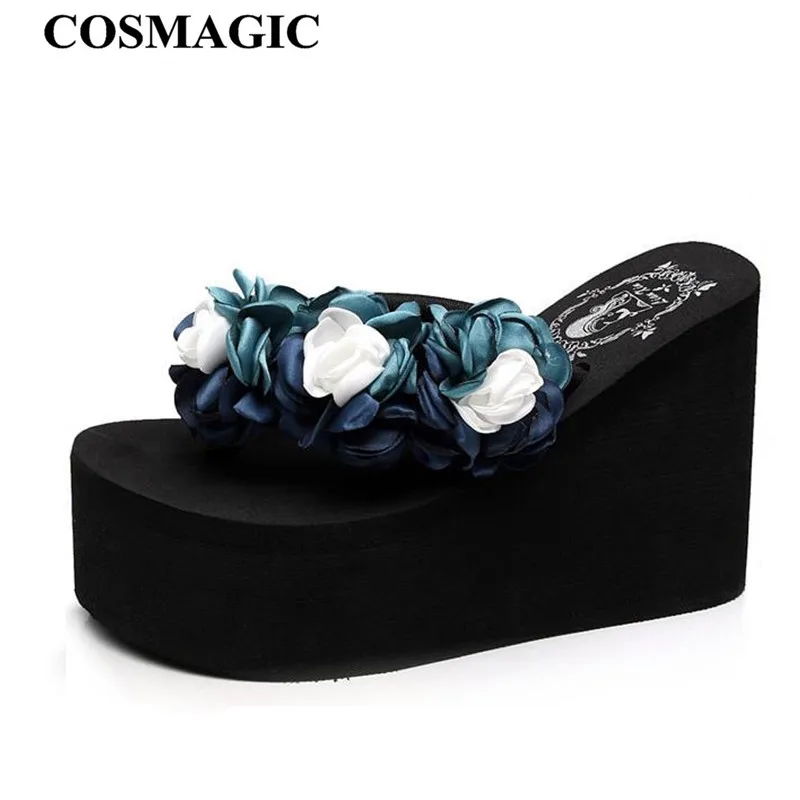 Модные женские шлепанцы COSMAGIC ручной работы Летние повседневные пляжные на очень