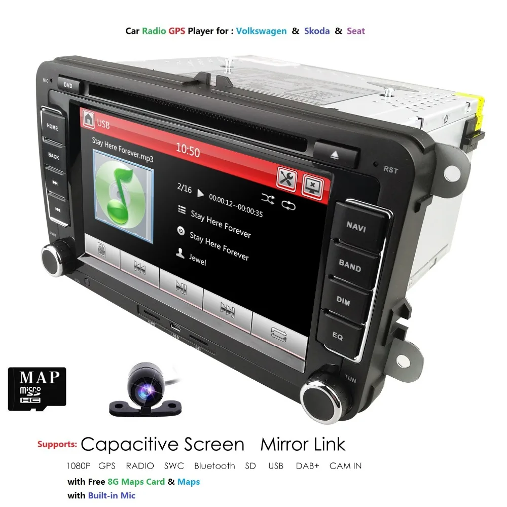 Автомобильная dvd-навигационная система forVW Volkswagen Skoda Golf 5 6 поло PASSAT B5 B6 J ETTA TIGUAN dvd